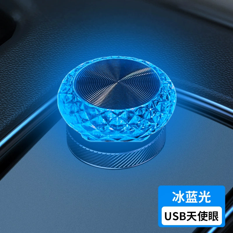 Avtomobil Atmosfer İşığı LED Dekorativ Avtomobil USB İnterfeysi Kiçik Gecə Lambası Rəngli Qradient Yanıp Sönən Yataq otağı Qonaq Otağı Kiçik Gecə Lambası