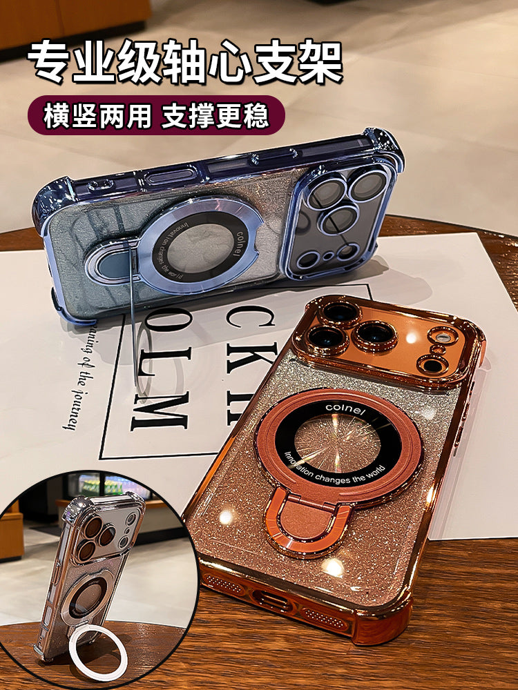 iphone17promax cib telefonu üçün uyğun parıltılı düşməyə qarşı mötərizə Apple 17pro lens filmi ilə yeni model 16pm hava yastığı tam paket 15 yaraşıqlı yüngül lüks yüksək səviyyəli 14 qadın 13 qoruyucu örtük