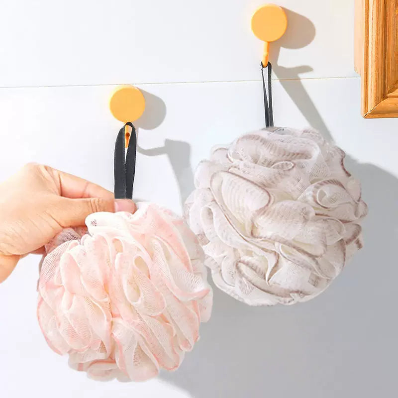 Yüksək səviyyəli hamam topu, böyük ölçülü, yeni vanna çiçəyi, yumşaq və davamlı, sevimli qız hamam topu, çimmək artefaktı, arxa sürtmə