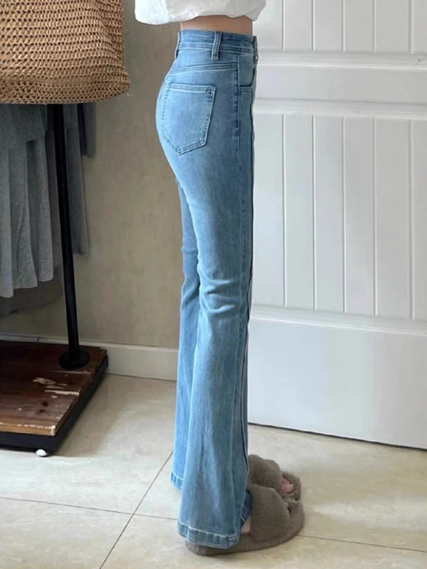 Qadınlar üçün böyük ölçülü Amerika retro şalvar, yay stili, yüksək belli, arıqladıcı, armud formalı, nal formalı şalvar.