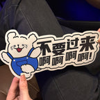 2025 Yeni Gələn Avtomobil Etiketləri Başlayan Sürücü üçün Avtomobil Etiketi Maqnit Emişli Yolda Sevimli Təcrübəli Qadın Sürücü Yansıtıcı Etiket Sızma Qapağı