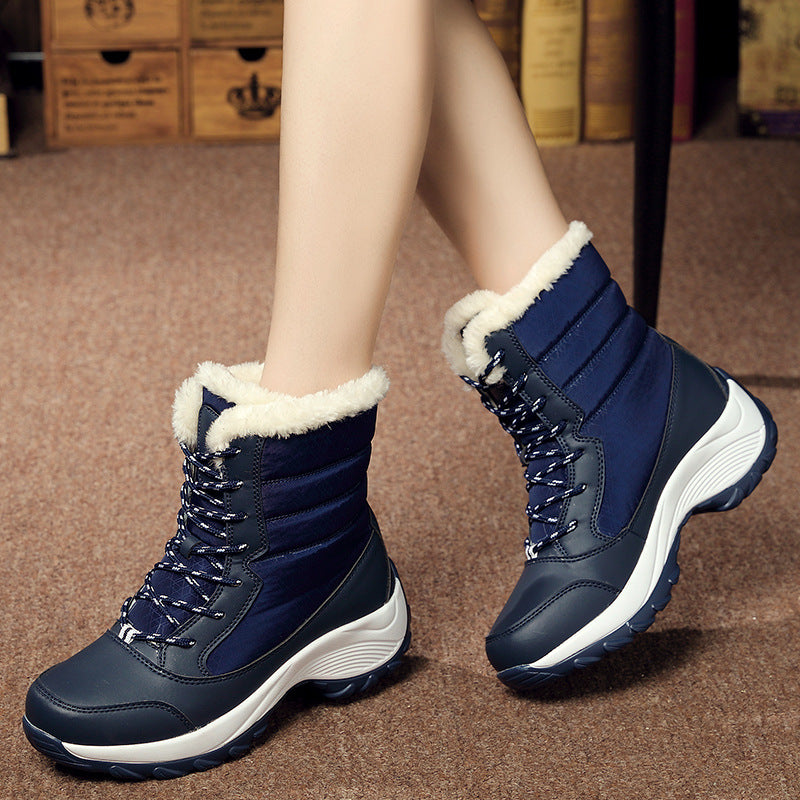 Qadın Ayaqqabıları Qış Moda Ankle Boots Qadın İsti Fem
