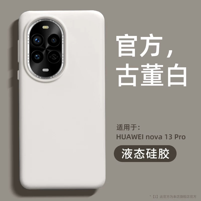 Huawei Nova14 mobil telefon qutusu üçün uyğundur yeni nova13 əsl maye silikon nova16pro qoruyucu örtük 15 lens hər şey daxil 12pro düşməyə qarşı dəri hissi 11 istilik yayılması 10 yumşaq qabıq canlılıq versiyası