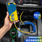 Tətbiq edilə bilən CarPlay Avtomobilə quraşdırılmış USB kabel Volkswagen BMW Audi Mercedes-Benz Yay Çıxarılan Avtomobil Doldurma Kabel