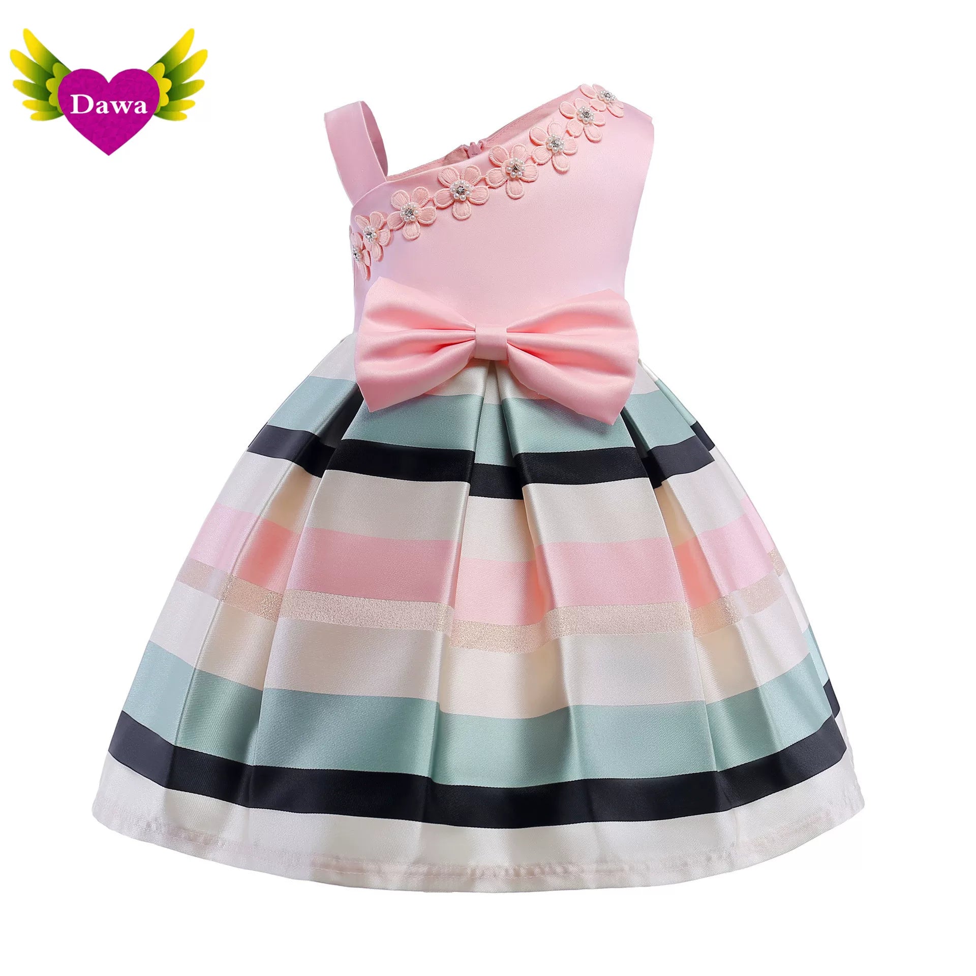 Körpə Uşaqları Qızlar üçün Yay Donu Şahzadə Donları Geyimləri Ətək