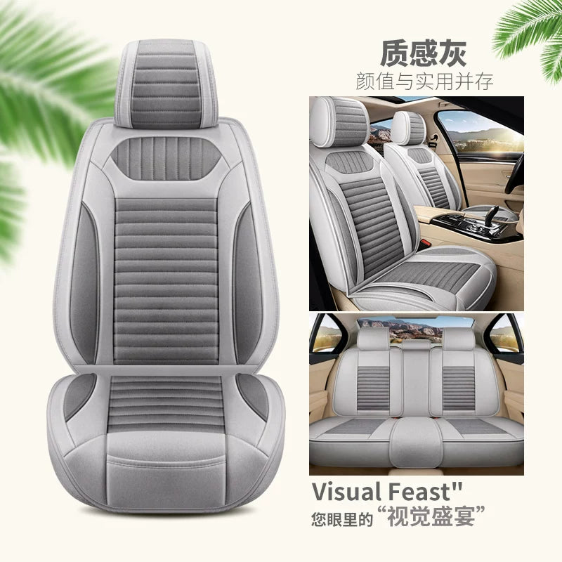Xüsusi olaraq Dongfeng Nissan Tiida bütün mövsümlər üçün tam örtüklü avtomobil oturacaqları yastıqları və köhnə Nissan Tiida oturacaq üzlükləri (kətan) üçün hazırlanmışdır.