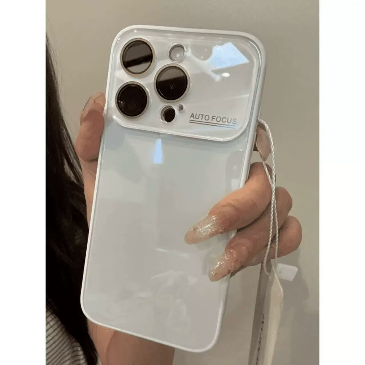 ins qabaqcıl ikinci dəyişiklik 17 iPhone17 üçün uyğun böyük pəncərə şüşəsi qutusu lens filmi ilə telefon qutusu 15pro yeni stil 16promax hər şey daxil alma 14 yüksək səviyyəli məna 13 sadə yumşaq kənar qız 12