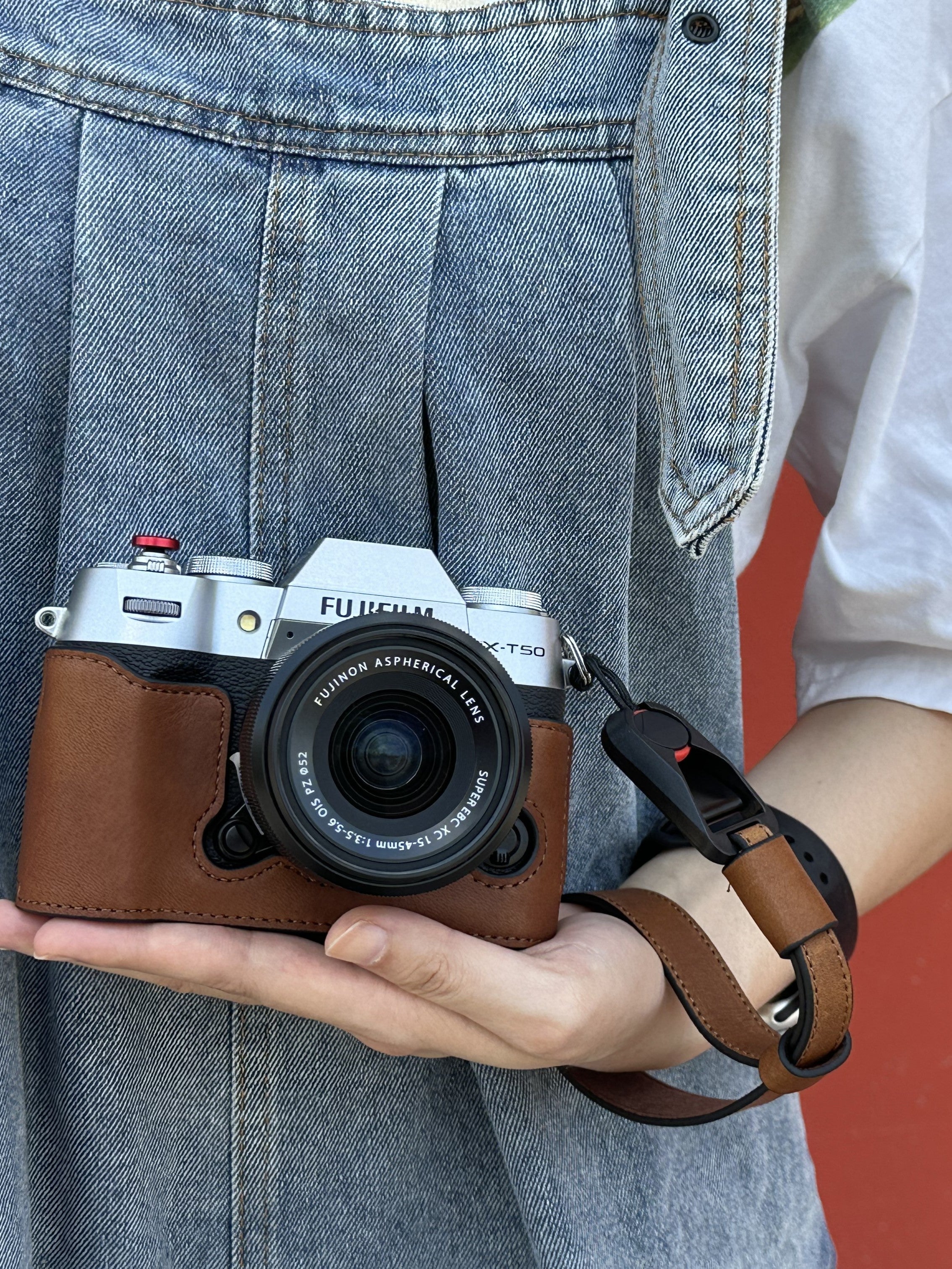 Fuji XT5 orijinal dəri qoruyucu çanta XS20 kamera çantası XM5XT30 birinci, ikinci və üçüncü nəsil XT50X100Vi dəri qutu aksesuarları