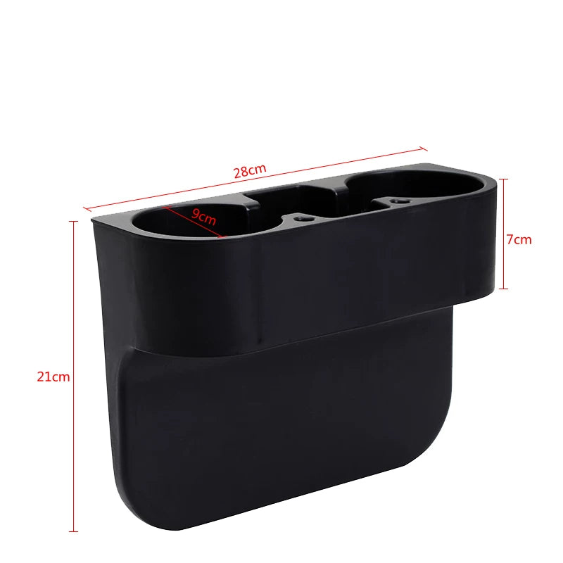 Car seat gap storage box, multi-functional car interior storage shelf, cup holder