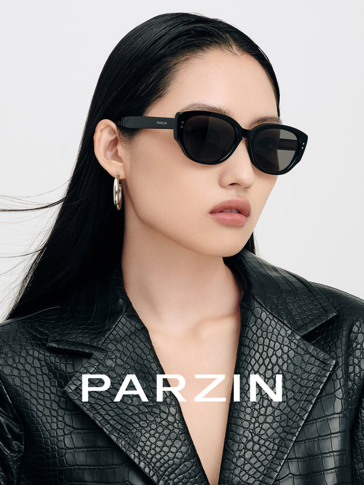 [Celebrity Same Style] Parson Qadın Günəş Eynəyi Retro Yeni Cat Eye Anti-UV Kişi Günəş Eynəyi PZ12715B