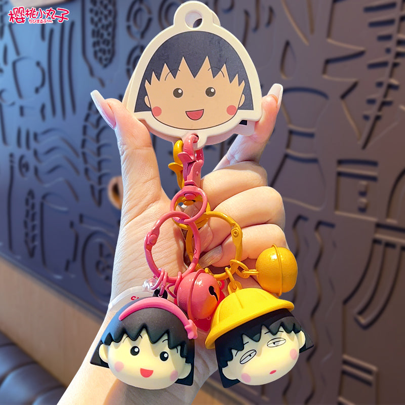 2025 Yeni Orijinal Chibi Maruko-chan Avtomobil Açar Zəncirləri, Sırt Çantası Kulonu, Kukla Oyuncağı, Hədiyyə Açar Zəncirləri