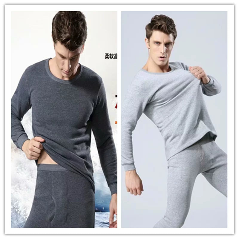 Endirimli satış, sərfəli ovçular, ixrac icazəsi, kişi termal alt paltarları dəstləri, yun astarlı və qalınlaşdırılmış, uzun alt paltarları, bir rəngli, sıx oturan geyimlər.