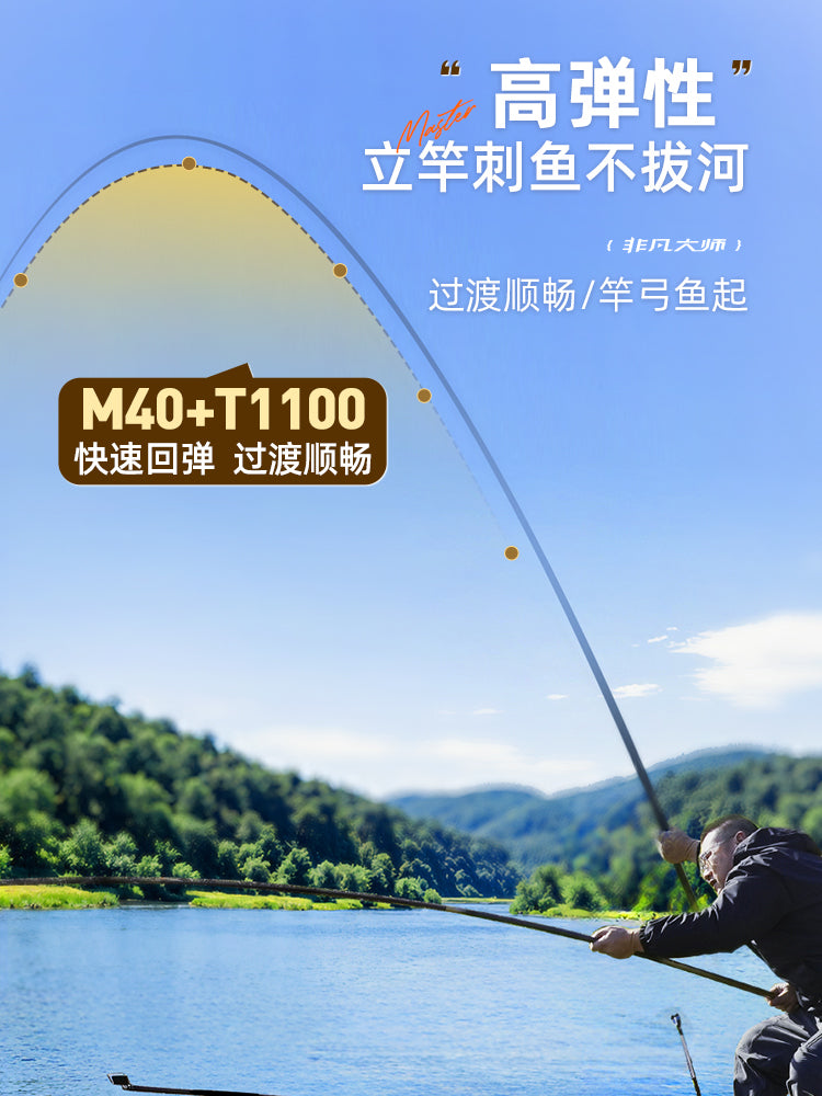 Chuangwei Fövqəladə Master ultra yüngül balıqçı çubuğu əl çubuğu ultra sərt karbon kiçik hərtərəfli crucian sazan çubuğu platforma balıq ovu gümüş sazan və böyük baş sazan böyük obyekt çubuq