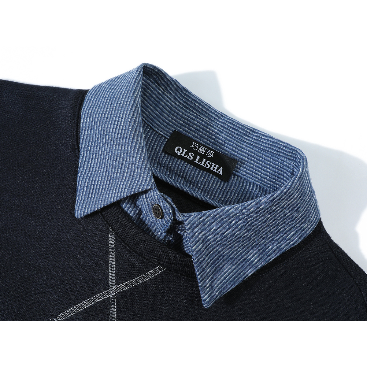 Cholisa'nın preppy stilində iki hissəli kostyum ətəyi, yaz və payız Koreya stilində rəngli bloklu köynək və sviter, 2026-cı ilin super populyar iki hissəli qadın geyimləri