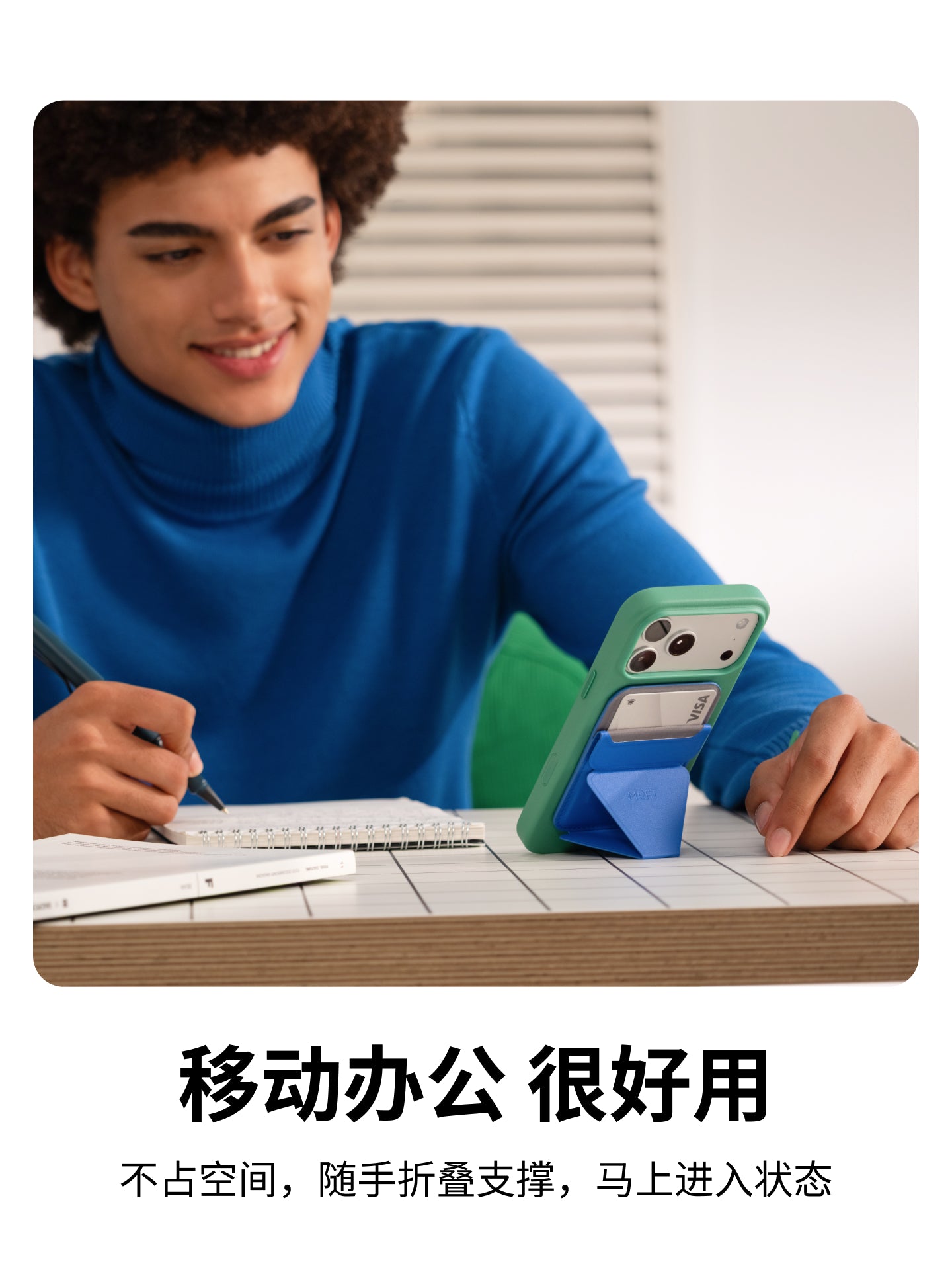 iPhone 17/16/15 üçün MOFT maqnit telefon tutacağı, ProMax kart tutacağı, Apple 14 masaüstü simsiz şarj selfisi MagSafe çoxfunksiyalı canlı yayım arxa stikeri, yeni model.