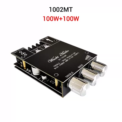 502MT təkmilləşdirilmiş APP MINI yüksək səs və bas tənzimlənməsi 2.0 stereo Bluetooth audio gücləndirici lövhə modulu 50W*2