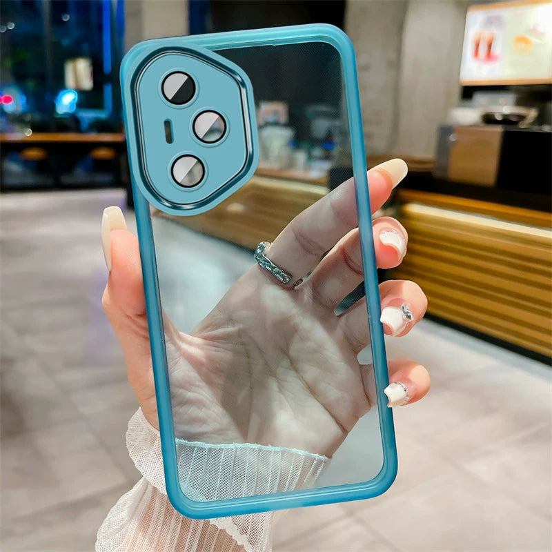 Honor 400 Pro external phone case with lens protector, full coverage and drop protection, DNY-NX9 Honor 400 transparent silicone soft ultra-thin case, new model for men and women.