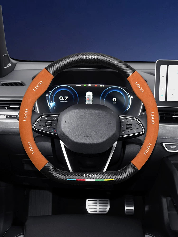 Suitable for Geely Boyue, Emgrand GS, Borui EV, Boyue GL, Vision X3, Binrui X6 and Binyue steering wheel covers.