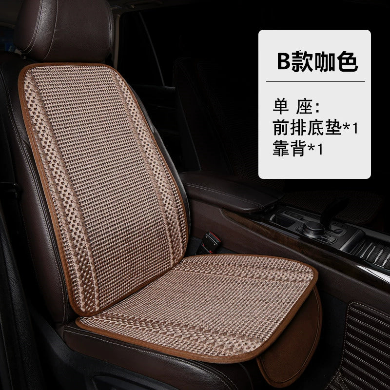 Avtomobil Oturacaq Yastığı Tək Parça Əsas Sürücü Oturacağı Tək Sürücü Otağı Tək Oturacaq Örtüsü Buz İpək Kətan Bütün İl Boyu Neytral Kreslo Yastığı