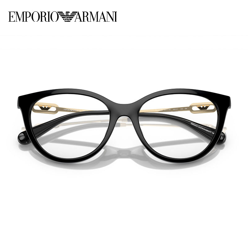 ARMANI Qadın Modası Tam Kənarlı Eynək Çərçivəsi 0EA4213U Fransız Retro Maqnitli Portativ Günəş Eynəyi Qutusu