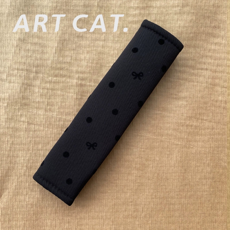 Art Cat Avtomobil Təhlükəsizlik Kəməri Çiyin Yastığı Qapağı Minimalist DIY Aşınmaya Qarşı Geyim Boğulmaya Qarşı Boyun Qoruyucu Qapaq Bütün İl Boyu Neytral