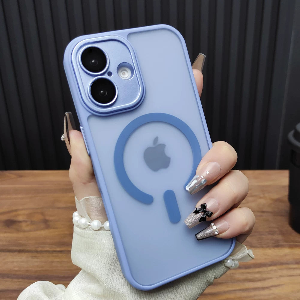 Apple 17ProMax mobil telefon qutusu üçün uyğundur iPhone16 lens filmi 14Plus dəri hiss edən tutqun 13 Maqnit doldurma 12 Yeni stil 15 Hər şey daxil qoruyucu örtük 11 Qaranlıq Gecə Bənövşəyi B68