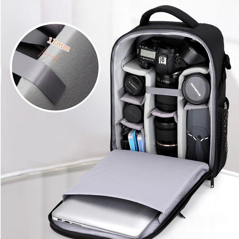 Sırt çantası fotoqrafiya çantası Canon Nikon professional SLR kamera çantası üçün çoxfunksiyalı böyük tutumlu açıq kişi kürək çantası