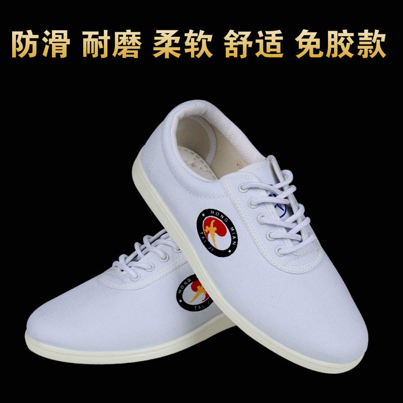 Qadınlar üçün qırmızı pambıq Tai Chi döyüş sənəti məşq ayaqqabısı, kətan, kişi, sürüşməyən, nəfəs alan uşaqlar üçün məşq ayaqqabısı, yaz və yay, qalınlaşdırılmış yumşaq altlıq, aşınmaya davamlı