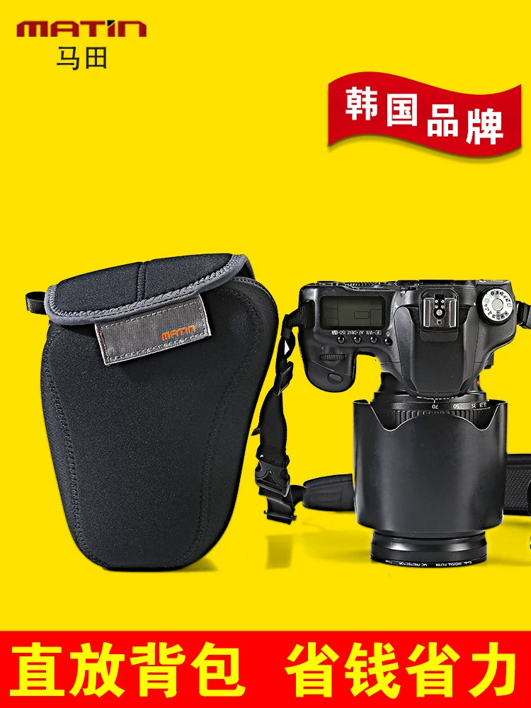Canon, Nikon, Fuji və Sony güzgüsüz zərbəyə davamlı saxlama üçün uyğun Martin qalınlaşdırılmış SLR kamera layneri çantası qoruyucu örtüyü