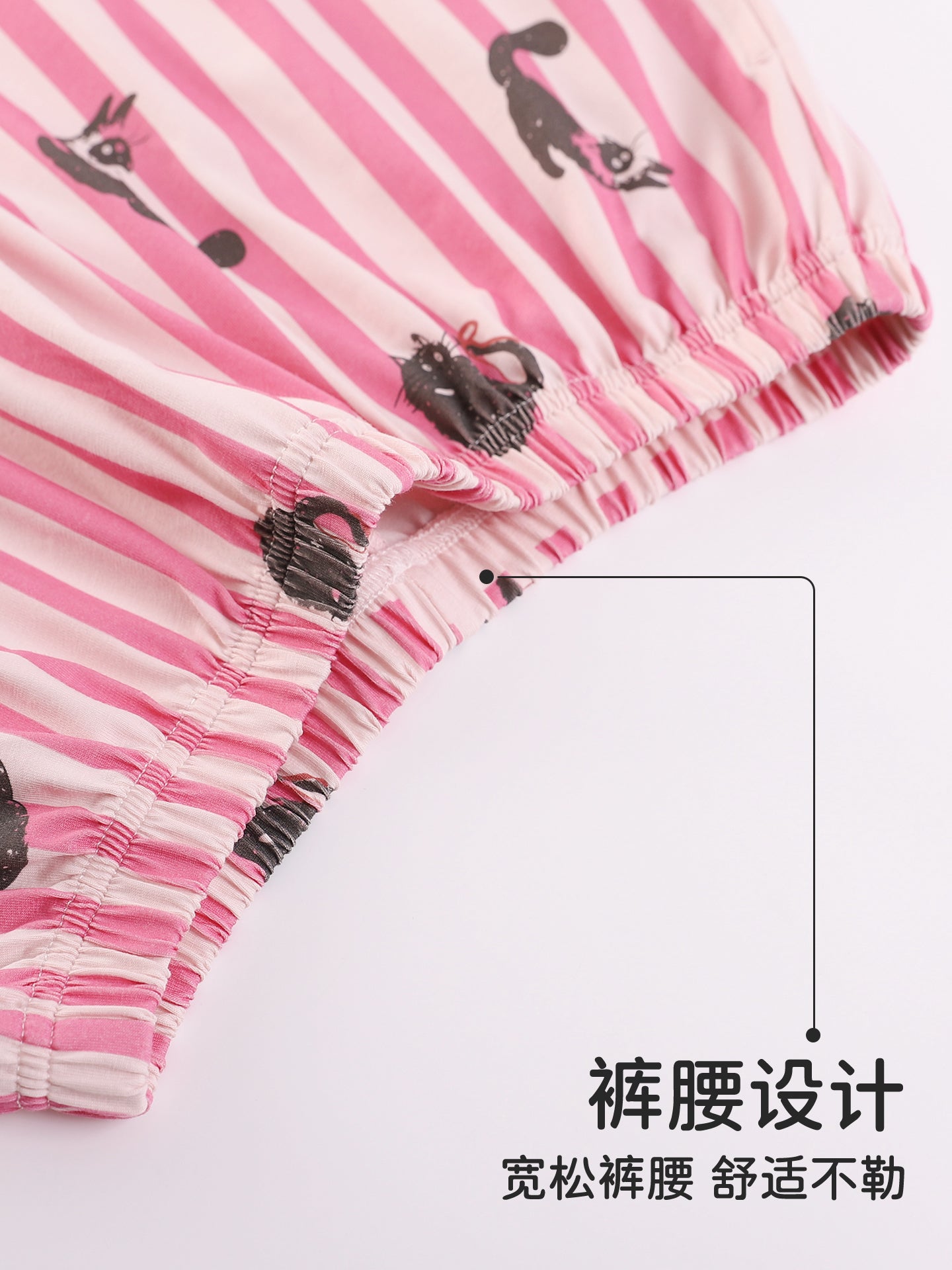 Catman xalis pambıq pijama qadınlar üçün yay döşlükləri ilə sevimli cizgi qısaqol şalvar böyük ölçülü evdən kənarda geyinmək olar ev paltarı dəsti
