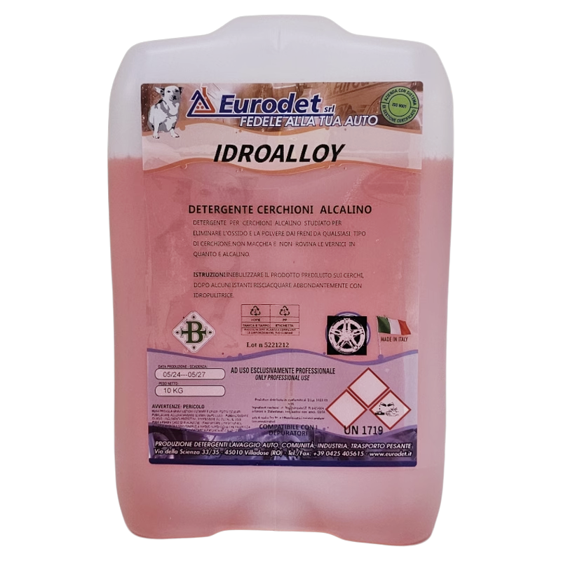 Eurodet Series Qızıl Suyu Ön Losyon Hub Təmizləyici Agent Su Sürücüsü Cila Təkər Mumu Əla və Təmizlənməsi Asandır