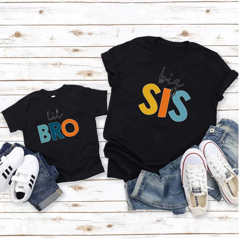 Koreya üslubunda oğlan və qız uşaqları üçün yay ağ hərfli futbolka, dairəvi yaxalı, qısa qollu gündəlik.