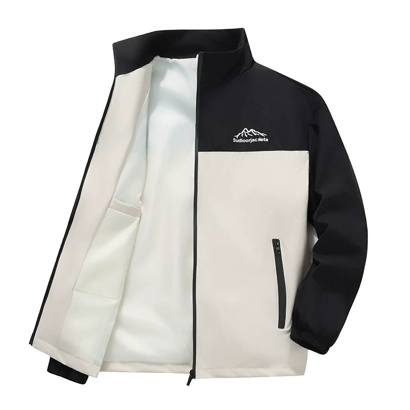 Kişilər üçün payız/qış üçün yun astarlı, qalınlaşdırılmış, dəbli, çoxfunksiyalı ayaqaltı gödəkçə, külək və suya davamlı küləkdən qoruyucu.