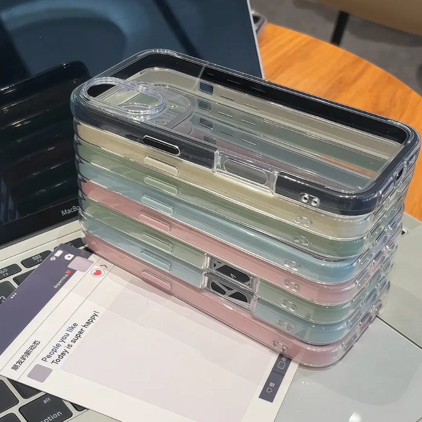 ins yüksək görünüş və şəffaf rəng Apple 16promax cib telefonu korpusu iPhone15promax yeni 14plus qadın 13pro kişi 12 qabaqcıl Huawei mate60pro şəxsiyyət pura70pro