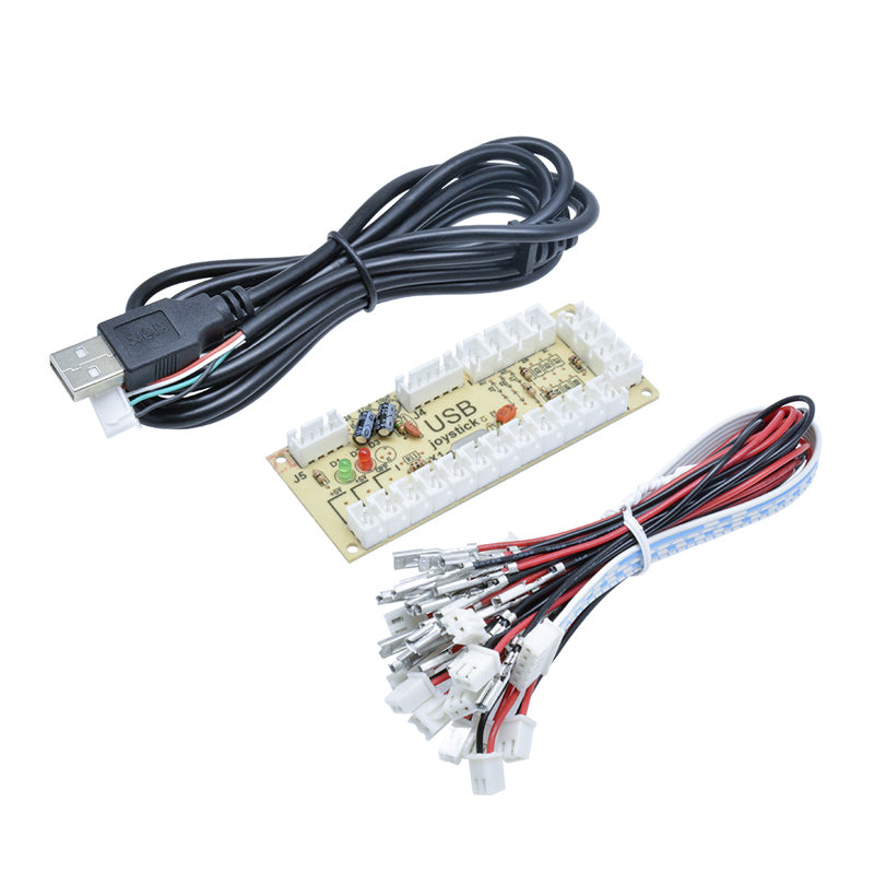 USB arcade joystik dövrə lövhəsi DIY çip lövhəsi PC joystikinə nəzarət kiçik kart çipi ilə döyüş maşını oyun konsolu joystiği
