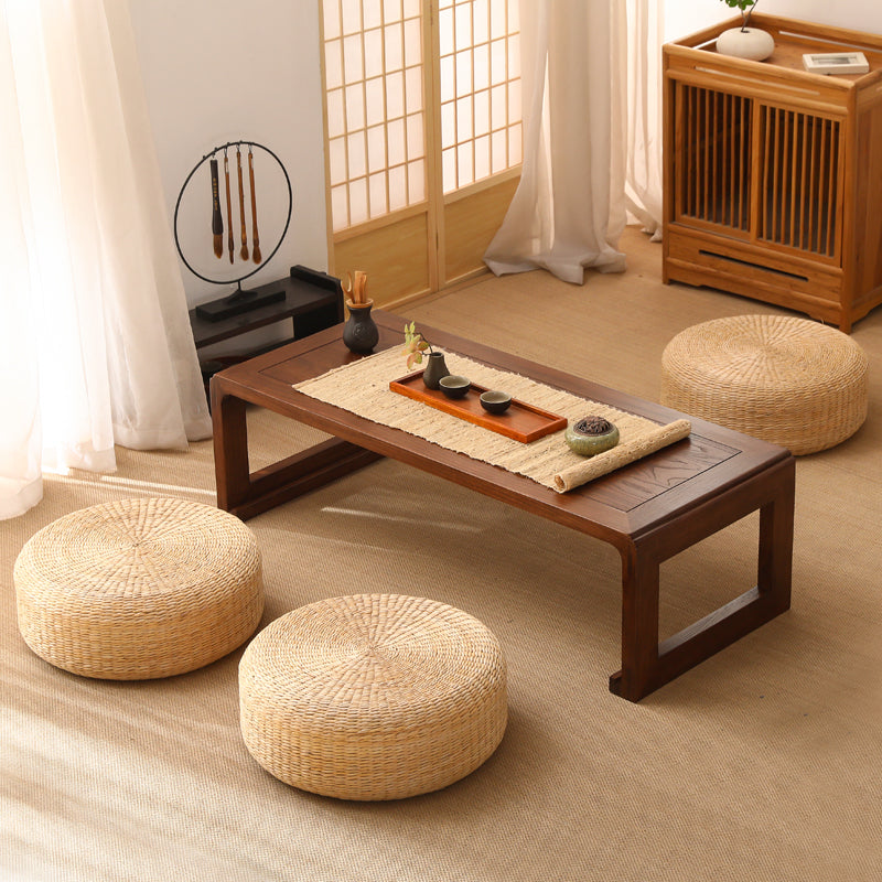 Yapon tatami futon yastığı meditasiya meditasiya döşəyi yer meditasiya mat balkon rattan ev mat saman mat