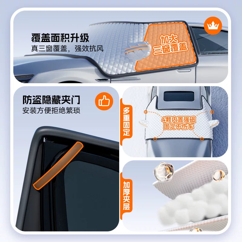 Changan UNIZ avtomobilinin ön şüşəsi, istilik izolyasiyası və qar örtüyü üçün uyğundur