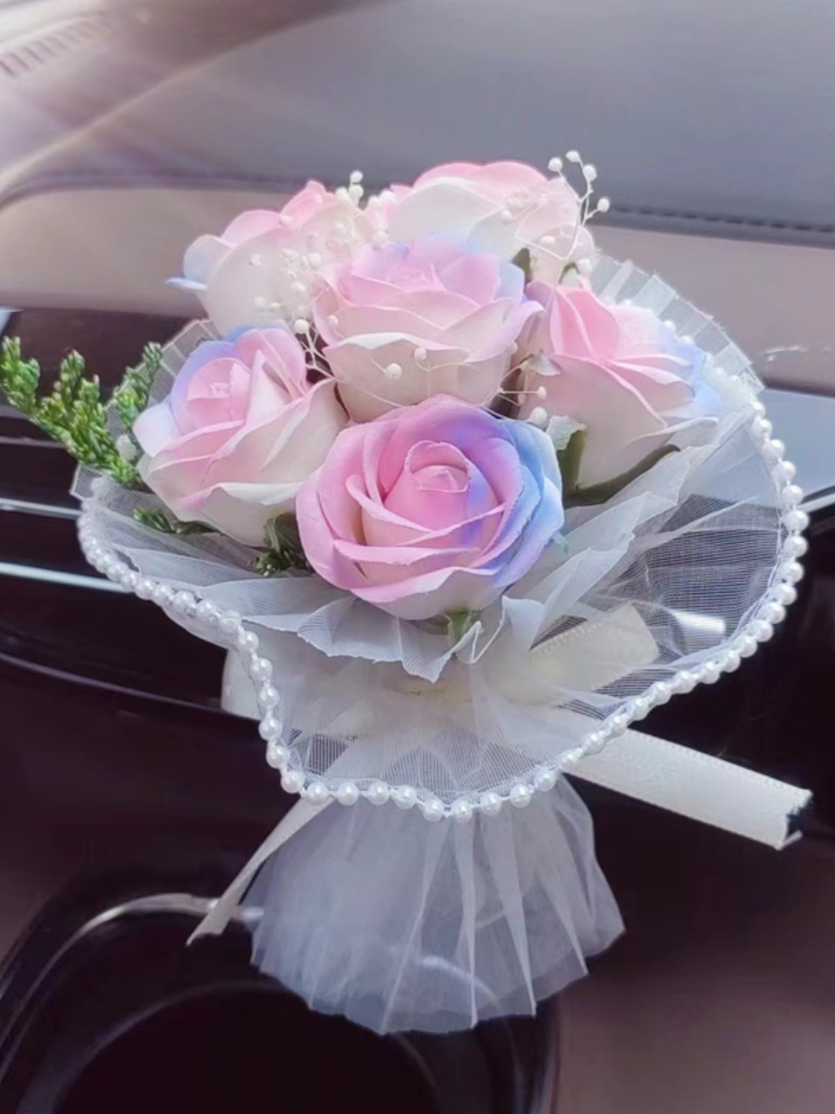 Avtomobil Mini Buket Hava Çıxışı Aromaterapiya Əbədi Sabun Gül Avtomobil Dekorativ Yaradıcı Təzə Ətir Klipi
