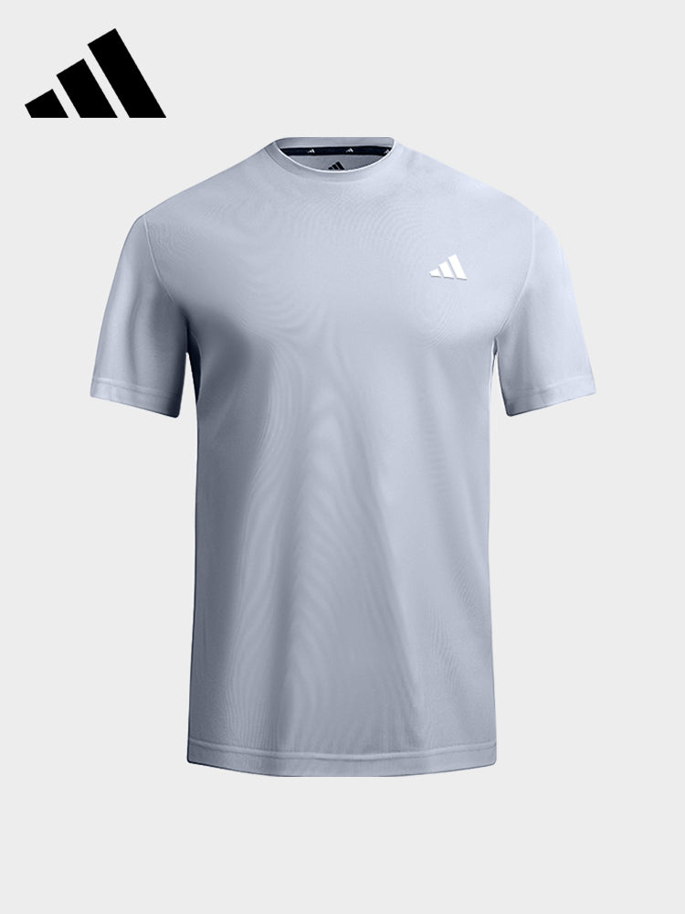 Adidas Adidas tez quruyan köynək kişi idman geyimi qısaqol kişilər üçün orijinal qara açıq yarımqol nəfəs alan