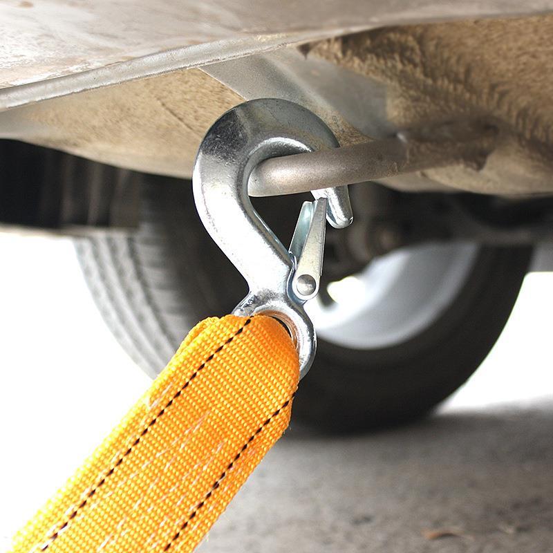 Tow rope, car rescue tow rope, SUV, sedan, SUV tow rope, car tools, thickened tow strap