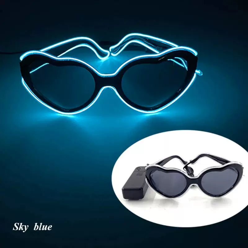 LED Newlywed Glasses Wedding Party Bridal Shower Bride T