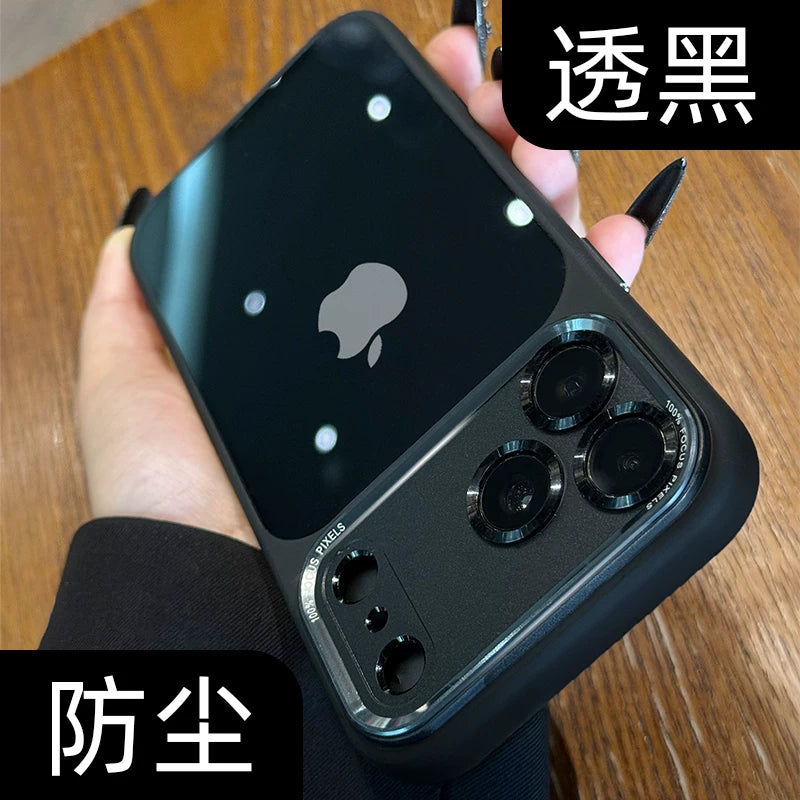 Yeni Apple iPhone 17 Pro telefon korpusu, tünd göy, iPhone 16 Pro Max üçün uyğundur, tam örtüklü, 17 Air, düşməyə davamlı, 16 super şık, 15 lüks, 14 Plus akril, 13pm minimalist IP.