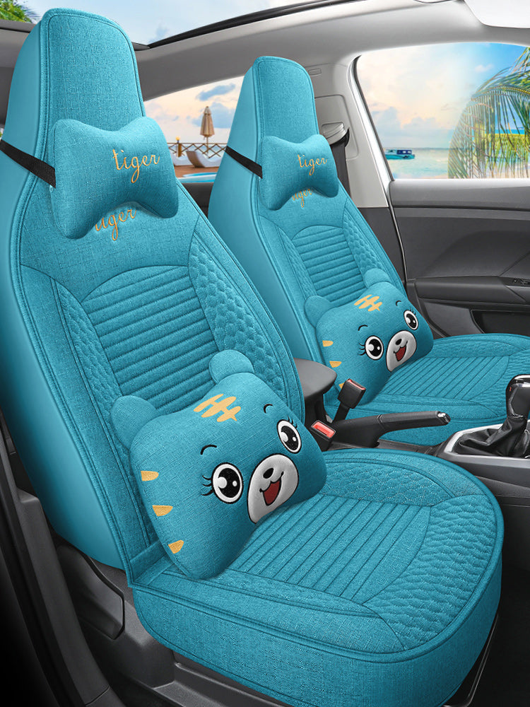 2025 BYD Song PLUS Smart Driving Edition EV Luxury Model Seat Covers, Linen Seat Covers, All-Season Car Seat Cushions