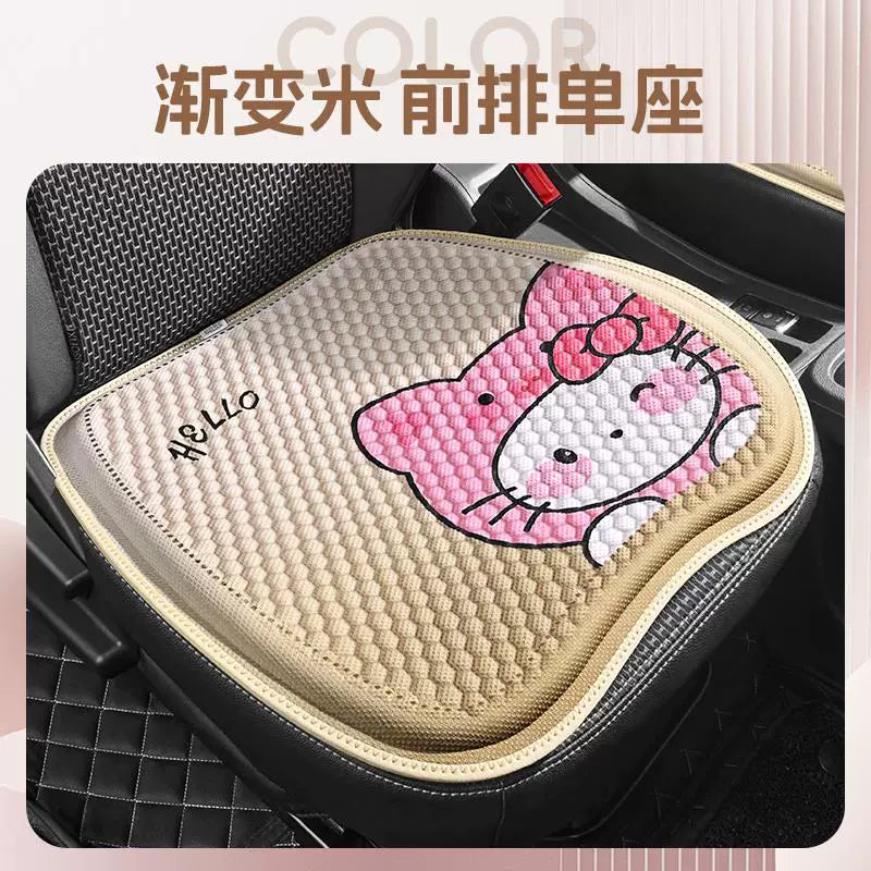 Yeni avtomobil oturacağı yastığı, bütün mövsüm universal, premium gel pətək yastığı, cizgi filmi qış avtomobil döşəyi, oturacaq örtüyü, oturacaq yastığı