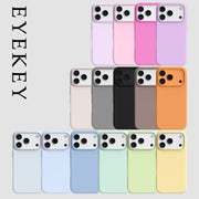 eyekey·ins maye silikon bərk rəngli maqnit emiş Apple 17promax cib telefonu qutusu üçün uyğundur 16plus yeni iphone14 minimalist 15 niş 13 kişi və qadın 12 yüksək səviyyəli qoruyucu örtük yumşaq