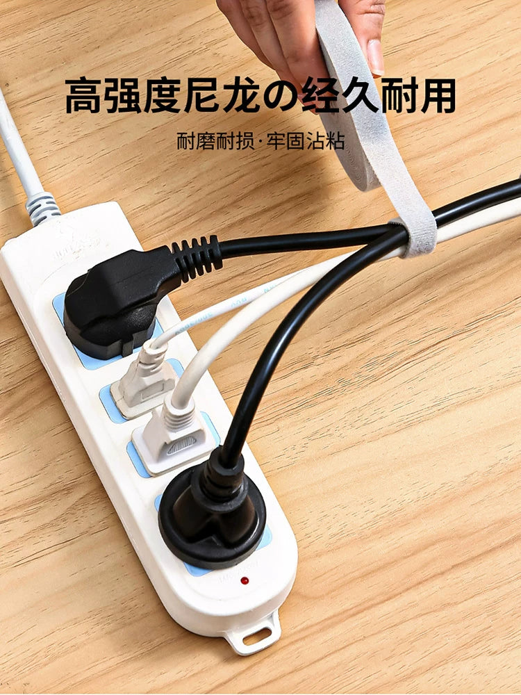 Kabel təşkilatçısı Masa üstü təşkilatçı ilə Velcro kabel bağlayıcısı naqil tutucu kabel çarxı ilə məlumat kabeli saxlama kabeli