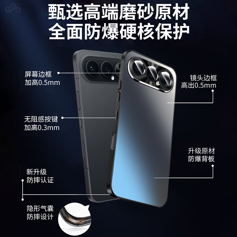 [Yun Köynək Seçimi] Honor 500pro mobil telefon qutusu, yeni HONOR500 metal obyektiv, hər şey daxil olmaqla düşməyə qarşı 400 tutqun Yue 300 Honor 100 qorunması, kişi və qadınların yüksək səviyyəli sərt sperma hissi üçün uyğundur