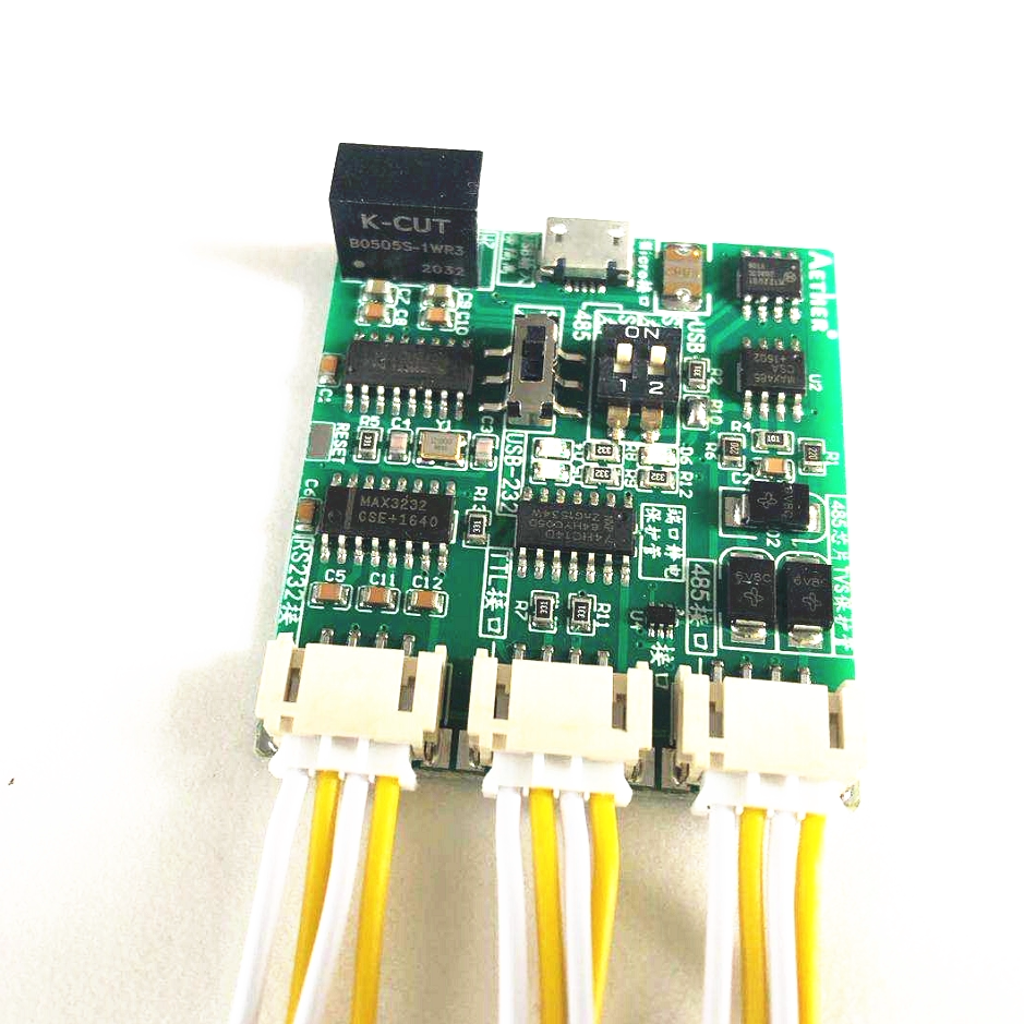 İzolyasiya edilmiş 6-ı 1-də serial port modulu USB-dən UART/TTL/485/232-yə qarşılıqlı çevrilmə rabitə kodlayıcısı 6-sı 1-də