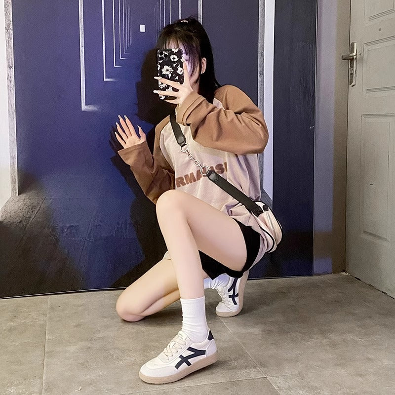 Brendin xüsusi təklifi: Qadın ağ idman ayaqqabıları, yeni model, məşhur Alman məşq ayaqqabıları, idman ayaqqabıları, çox yönlü yumşaq dabanlı ayaqqabılar