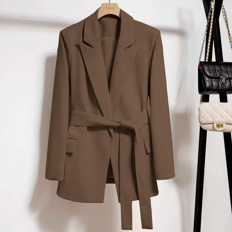 Qadınlar üçün 2025-ci il bandaj dəbli blazer gödəkçələr kostyum paltolar